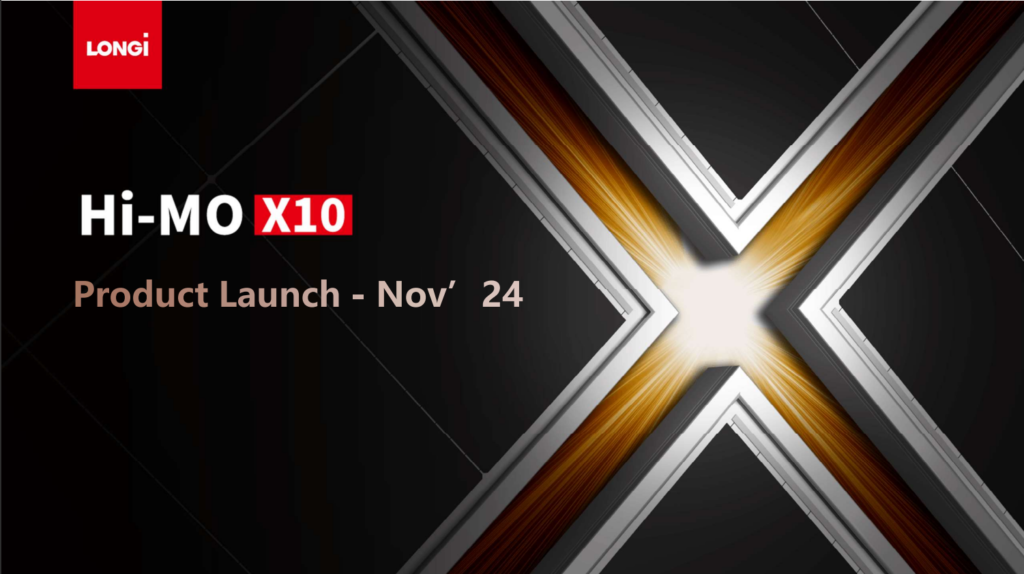 LONGi Hi-Mo X10 napelem