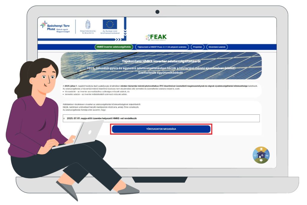 HMKE inverter adatbejelentés